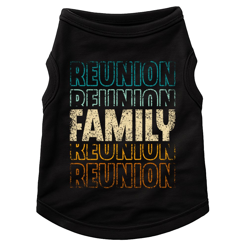 Family Reunion Families Gathering Meeting Family Cute Gift Doggie Tank