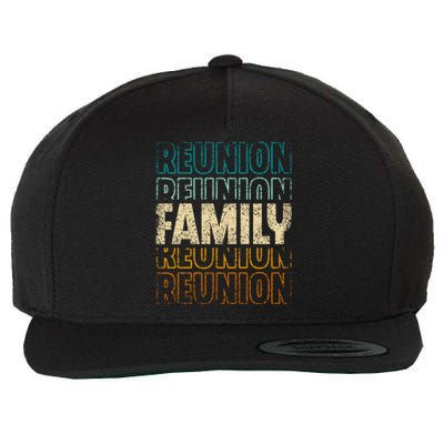 Family Reunion Families Gathering Meeting Family Cute Gift Wool Snapback Cap