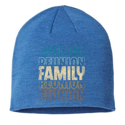 Family Reunion Families Gathering Meeting Family Cute Gift Sustainable Beanie