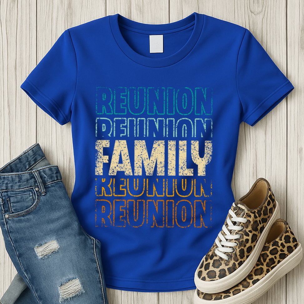 Family Reunion Families Gathering Meeting Family Cute Gift Womens T-Shirt