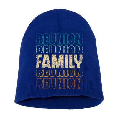 Family Reunion Families Gathering Meeting Family Cute Gift Short Acrylic Beanie