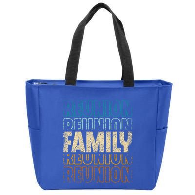 Family Reunion Families Gathering Meeting Family Cute Gift Zip Tote Bag