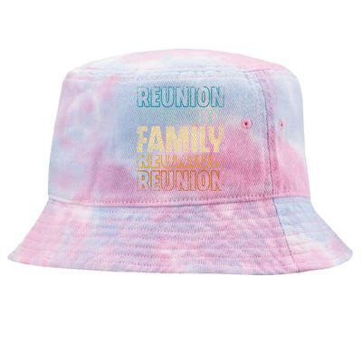 Family Reunion Families Gathering Meeting Family Cute Gift Tie-Dyed Bucket Hat