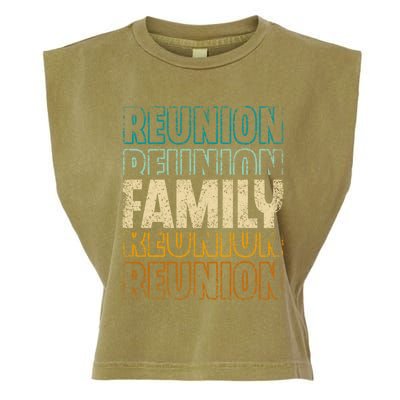 Family Reunion Families Gathering Meeting Family Cute Gift Garment-Dyed Women's Muscle Tee