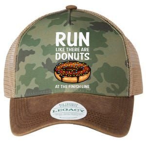 Funny Running For Men Women Donut Finish Line Marathon Legacy Tie Dye Trucker Hat