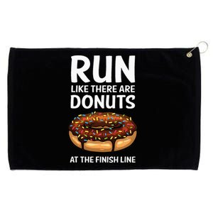 Funny Running For Men Women Donut Finish Line Marathon Grommeted Golf Towel