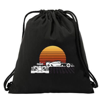 Formula Racing Fan Design Great Gift For Speed Freaks Drawstring Bag