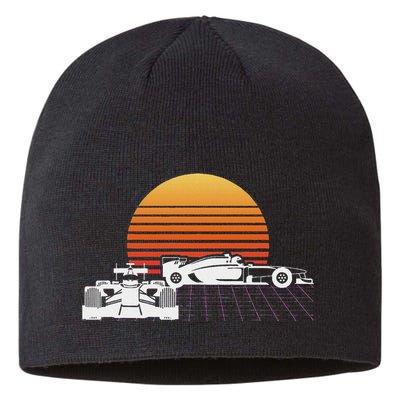 Formula Racing Fan Design Great Gift For Speed Freaks Sustainable Beanie