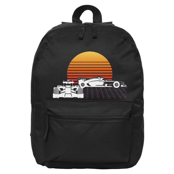Formula Racing Fan Design Great Gift For Speed Freaks 16 in Basic Backpack