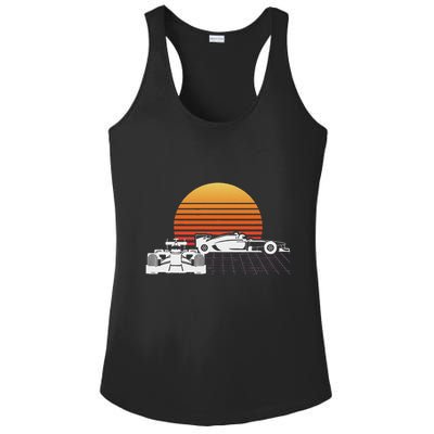 Formula Racing Fan Design Great Gift For Speed Freaks Ladies PosiCharge Competitor Racerback Tank