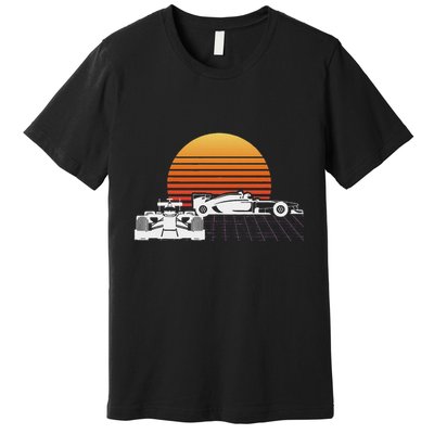 Formula Racing Fan Design Great Gift For Speed Freaks Premium T-Shirt