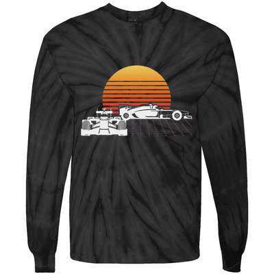 Formula Racing Fan Design Great Gift For Speed Freaks Tie-Dye Long Sleeve Shirt