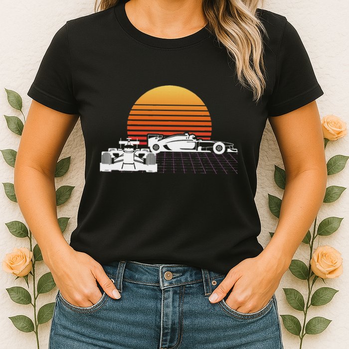 Formula Racing Fan Design Great Gift For Speed Freaks Womens T-Shirt