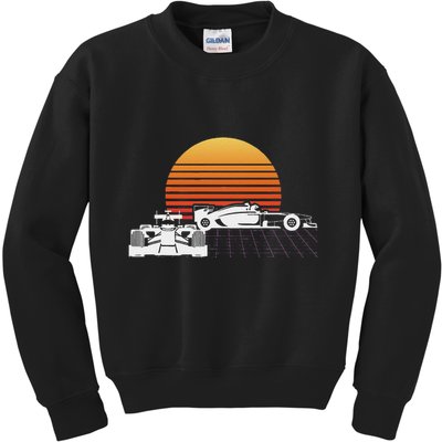 Formula Racing Fan Design Great Gift For Speed Freaks Kids Sweatshirt