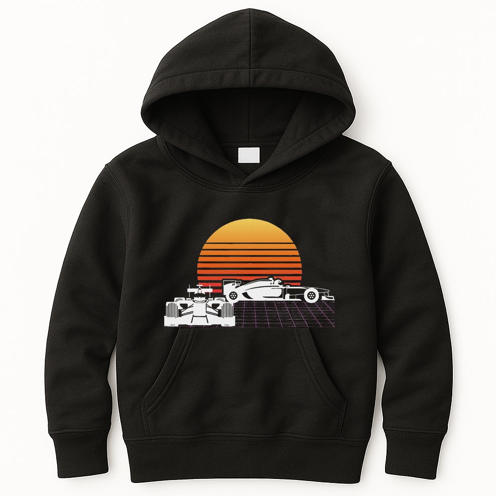 Formula Racing Fan Design Great Gift For Speed Freaks Kids Hoodie