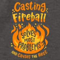 Funny Rpg Gamer Nerdy Casting Solves Most Problems Vector Backpack