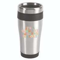 Funny Retro Groovy ItS A Good Day To Teach History Teacher 16oz Travel Tumbler