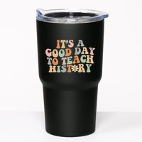 Funny Retro Groovy ItS A Good Day To Teach History Teacher Tumbler