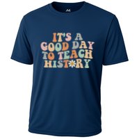 Funny Retro Groovy ItS A Good Day To Teach History Teacher Performance Shirt