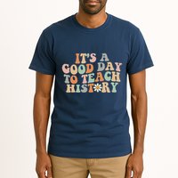 Funny Retro Groovy ItS A Good Day To Teach History Teacher Tall T-Shirt