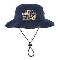 Funny Retro Groovy ItS A Good Day To Teach History Teacher Bucket Hat