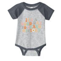 Funny Retro Groovy ItS A Good Day To Teach History Teacher Infant Baby Jersey Bodysuit