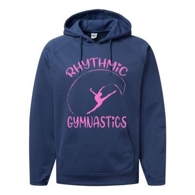 Funny Rhythmic Gymnast Squad Gymnastics Performance Fleece Hoodie