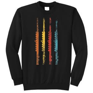 Flute Retro Gift For Flute Player I Flute Sweatshirt