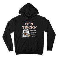 Funny Retro Ghosts Its Tricky Tricky Tricky Spooky Halloween Hoodie