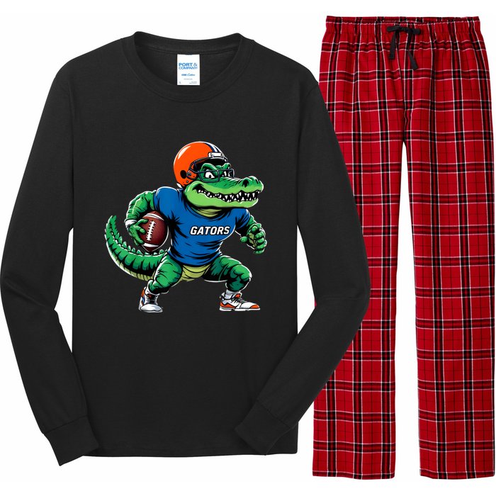 Funny Retro Gators Name Vintage Gift Ideas Long Sleeve Pajama Set