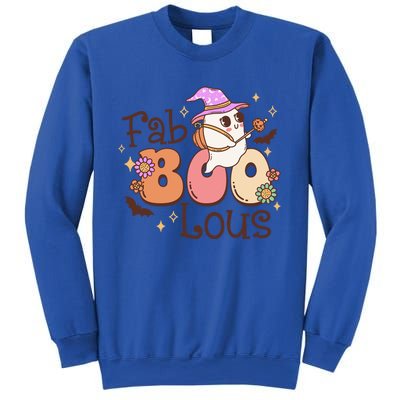 Faboolous Retro Groovy Halloween Ghost Costume Teacher Cute Gift Sweatshirt