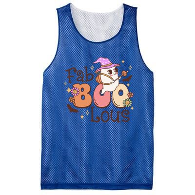 Faboolous Retro Groovy Halloween Ghost Costume Teacher Cute Gift Mesh Reversible Basketball Jersey Tank