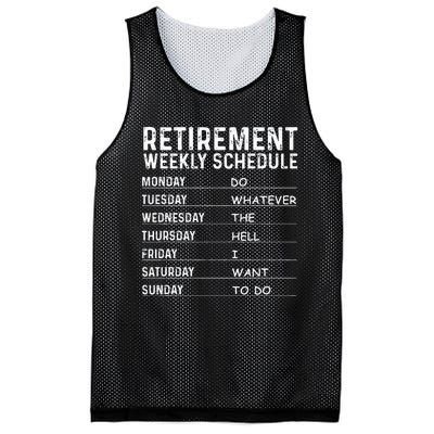 Funny Retirement Gift For Men Women Cool Retired Retiree Mesh Reversible Basketball Jersey Tank