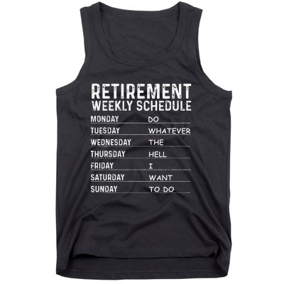 Funny Retirement Gift For Men Women Cool Retired Retiree Tank Top