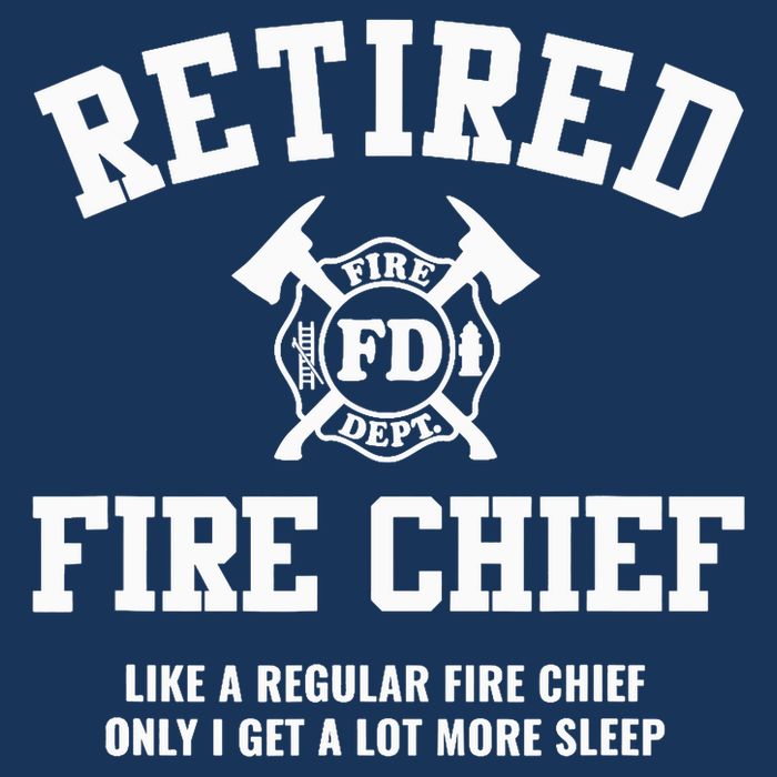 Firefighter Retirement Gifts Funny Retired Fire Chief 7 Panel Mesh Trucker Snapback Hat