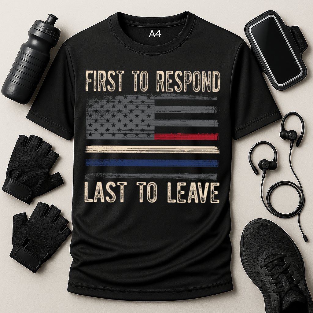 First Responders Great Giftpolice Military Firefighter Emt And Ems Gift Cooling Performance Crew T-Shirt