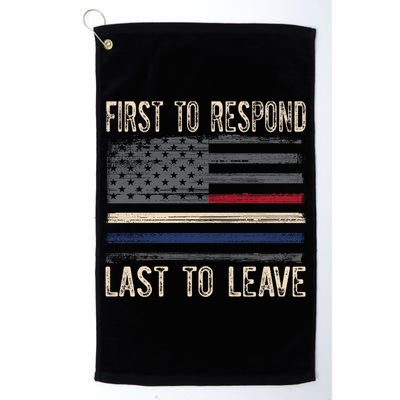 First Responders Great Giftpolice Military Firefighter Emt And Ems Gift Golf Towel
