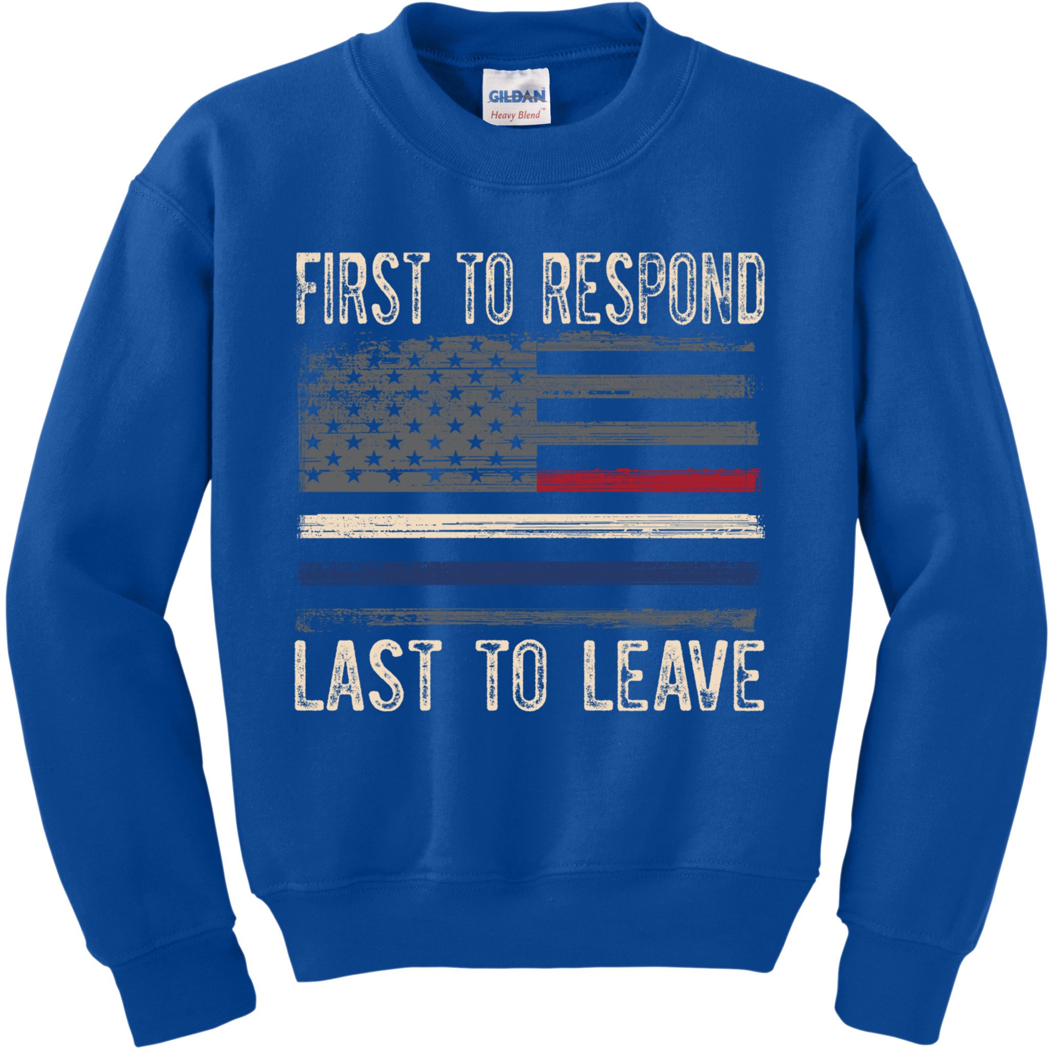 First Responders Great Giftpolice Military Firefighter Emt And Ems Gift Kids Sweatshirt