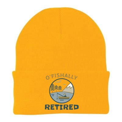 Fisherman Retirement Gift Officially O'fishally Retired Gift Knit Cap Winter Beanie