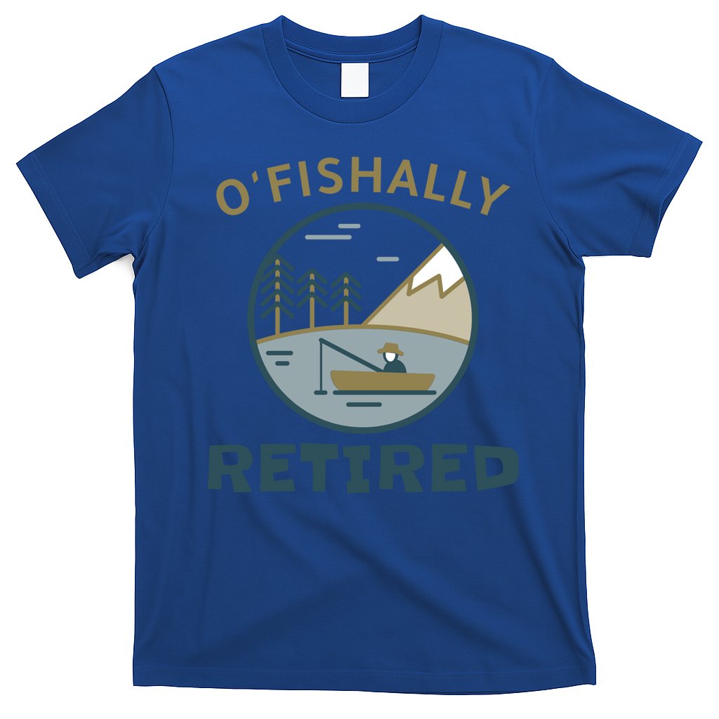 Fisherman Retirement Gift Officially O'fishally Retired Gift T-Shirt