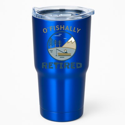 Fisherman Retirement Gift Officially O'fishally Retired Gift Tumbler