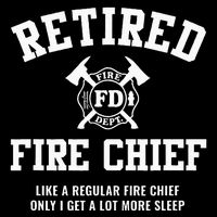 Firefighter Retirement Gifts Funny Retired Fire Chief City Backpack