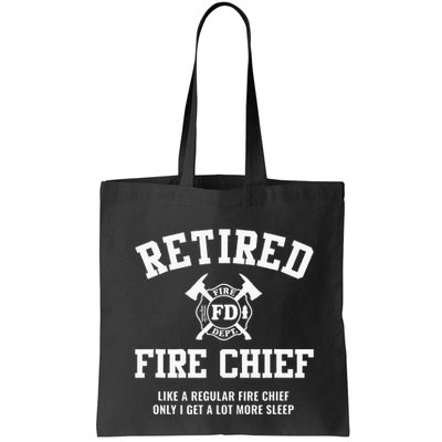 Firefighter Retirement Gifts Funny Retired Fire Chief Bag