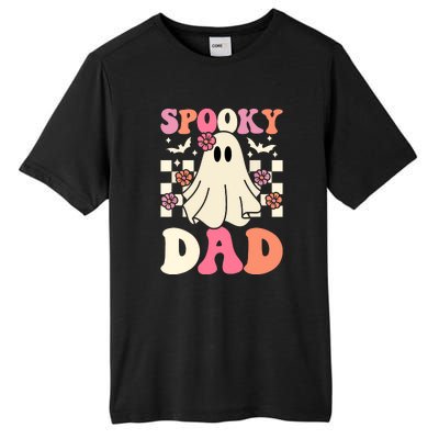 Family Retro Groovy Spooky Dad Halloween Ghost Costume Gift Tall Fusion ChromaSoft Performance T-Shirt