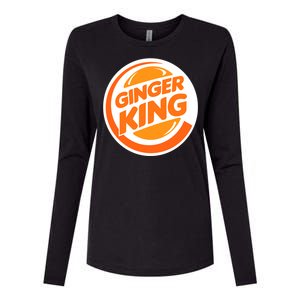 Funny Redhead Ginger King Womens Cotton Relaxed Long Sleeve T-Shirt