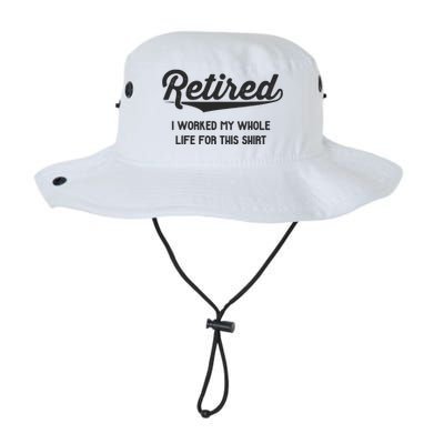 Funny Retirement Gifts Worked Whole Life Retired Legacy Cool Fit Booney Bucket Hat