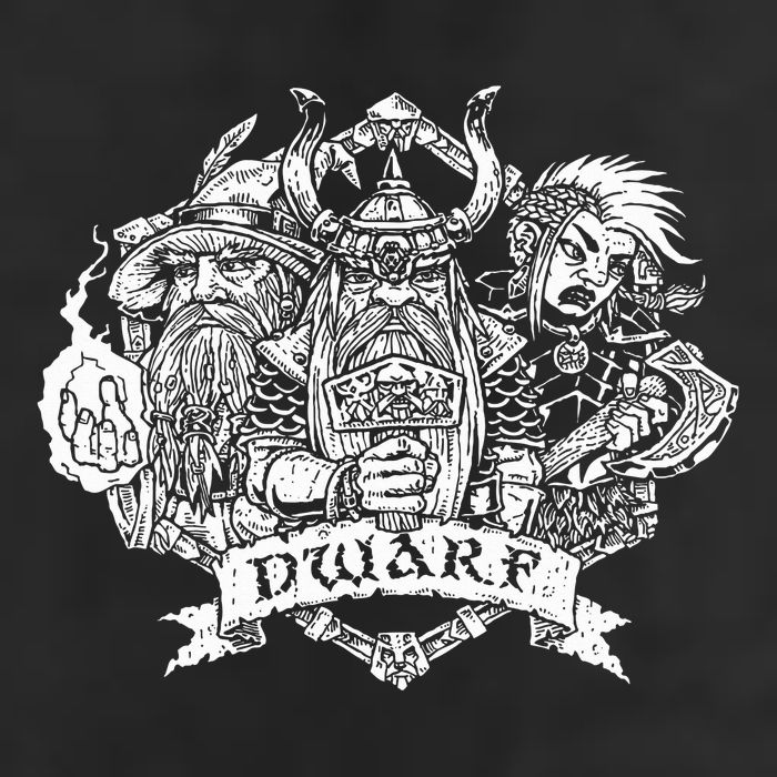 Fantasy Roleplaying Game Dwarf Cool Comfort Performance Bucket Hat