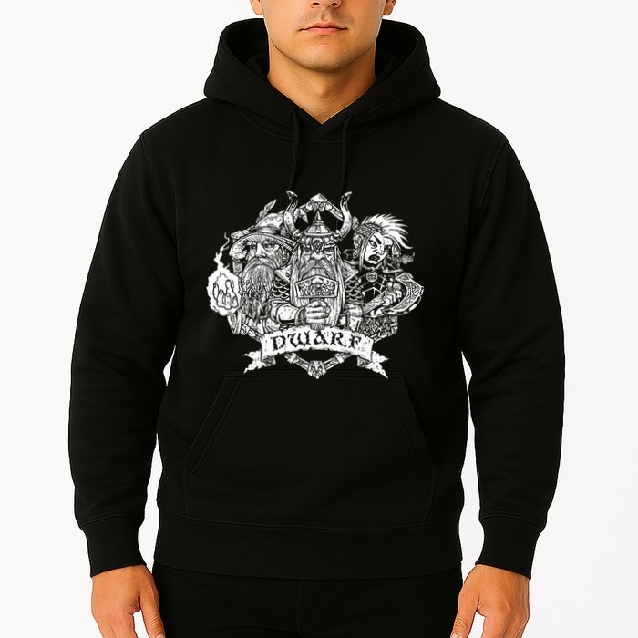Fantasy Roleplaying Game Dwarf Hoodie