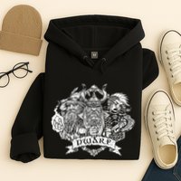 Fantasy Roleplaying Game Dwarf Hoodie