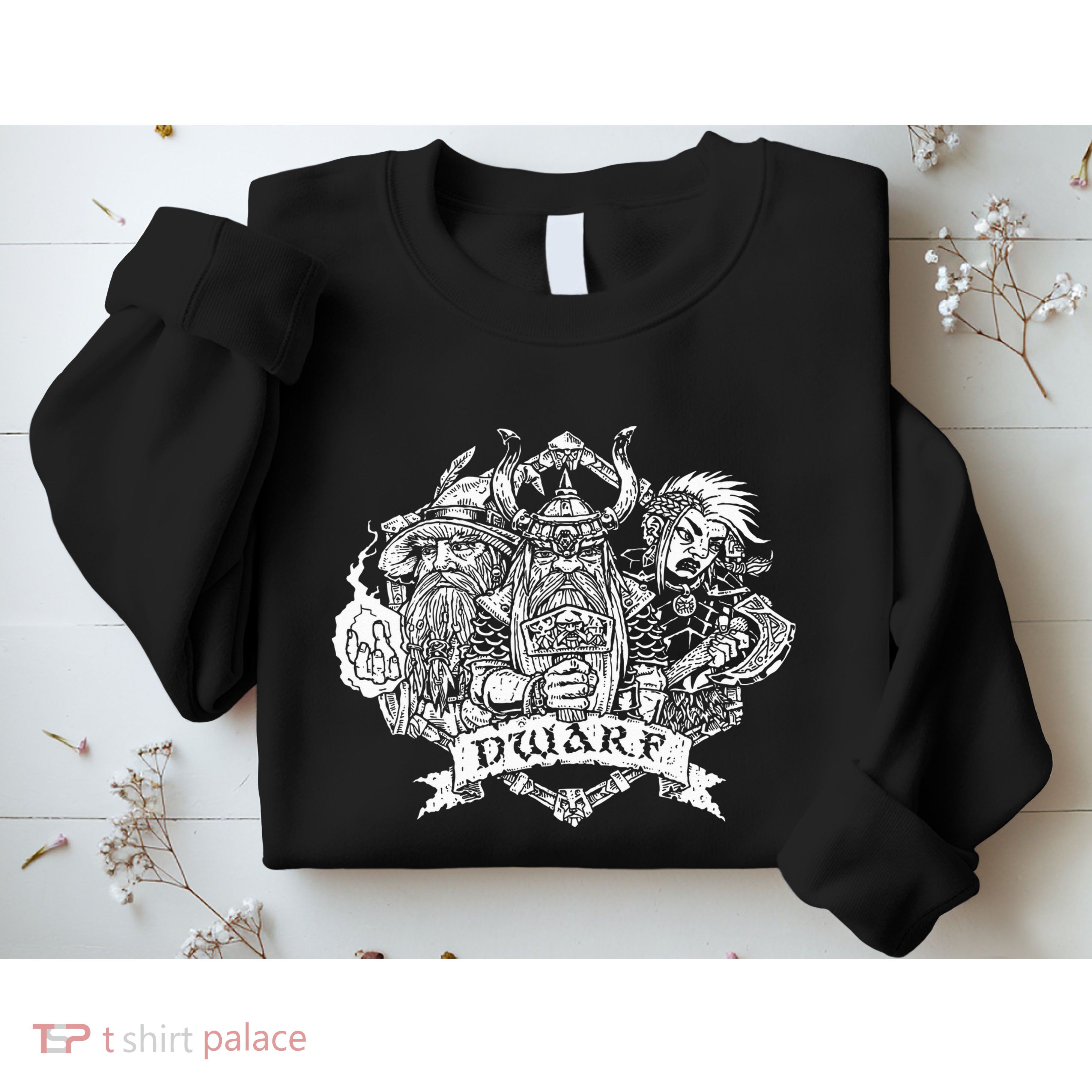 Fantasy Roleplaying Game Dwarf Sweatshirt